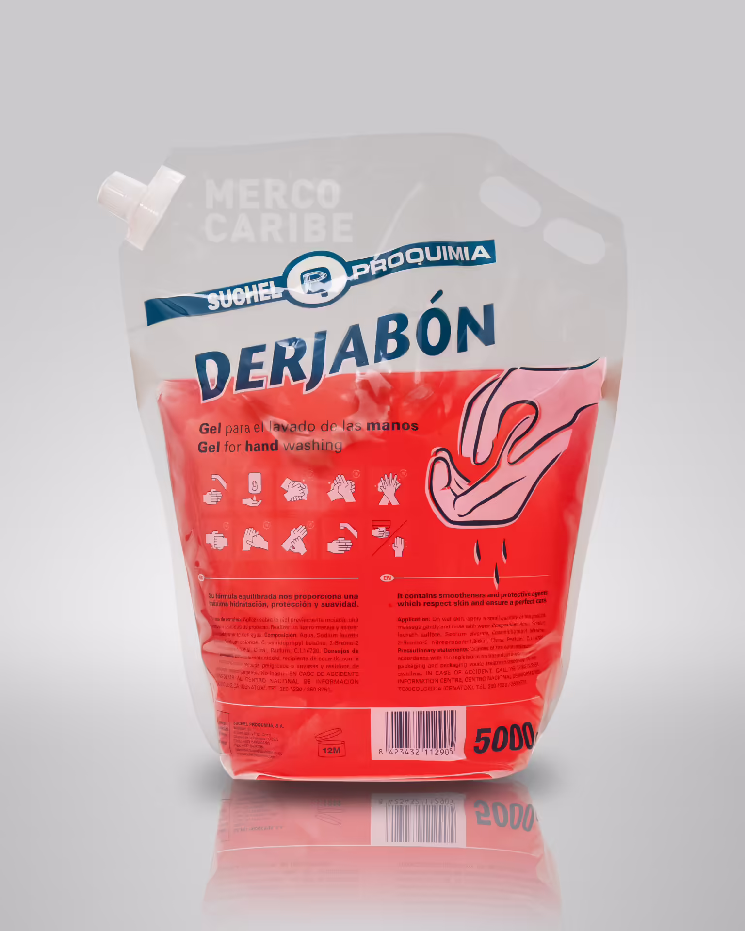 Gel para el Lavado de Manos (Derjabón) doy pack de 5 Kg (SP)