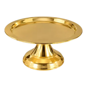 Candelabro peana pequeño dorado (Gift Decort) 6 cm