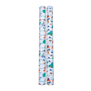 Rollo papel regalo nubes y dinosaurio (AR) 70×200 cm