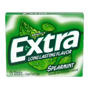 Chicle sin azúcar hierbabuena - spearmint (Extra) 15 ud.