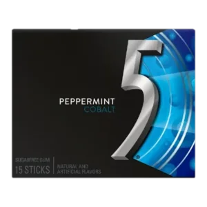 Chicle sin azúcar menta - peppermint cobalt (Five) 15 ud.