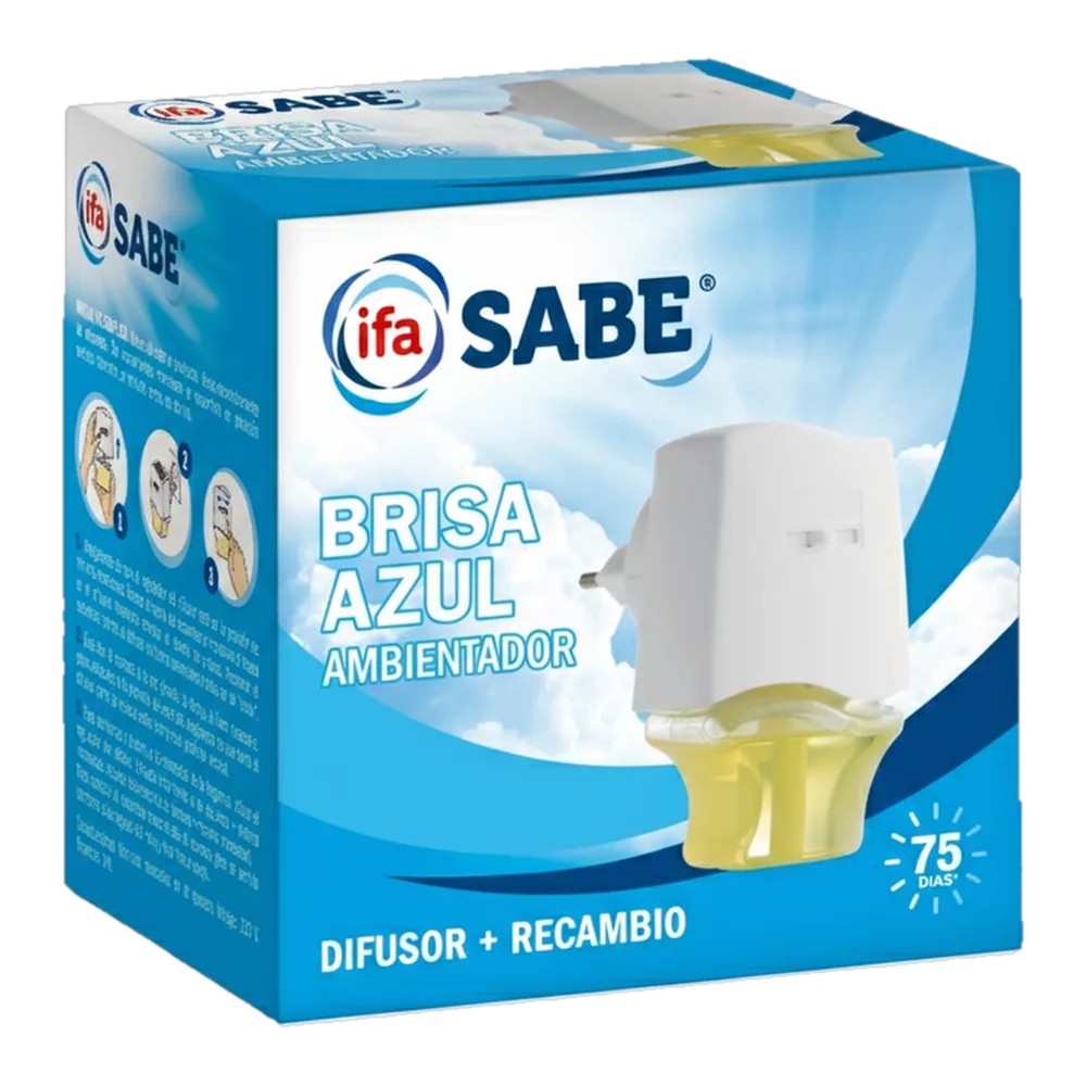 Ambientador eléctrico brisa azul 1 difusor + 1 recambio (Ifa Sabe) 25 ml