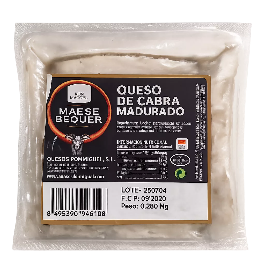 Queso de Cabra Semicurado Mini (Maese Becquer) de 430 a 620g